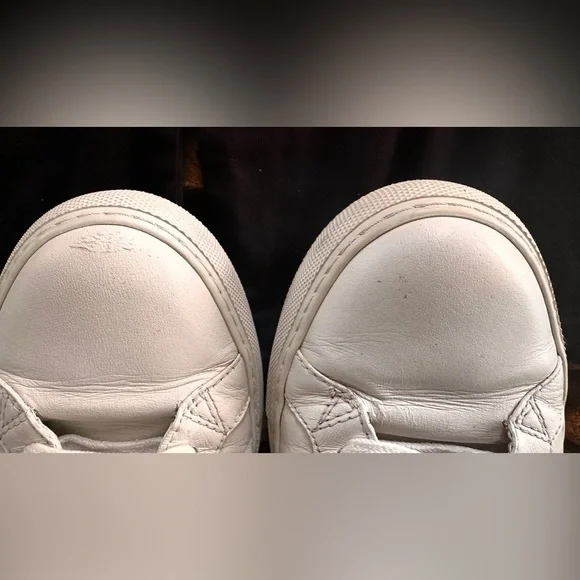 Givenchy Women White and Gold Leather Sneakers Size 40 - Picture 6 of 12